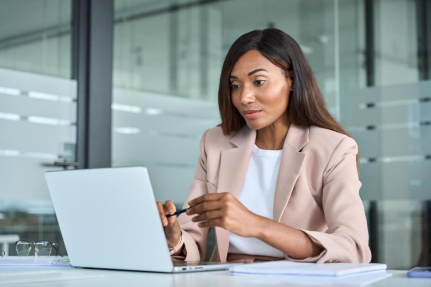 Teilnehmer bei einem Online-Workshop